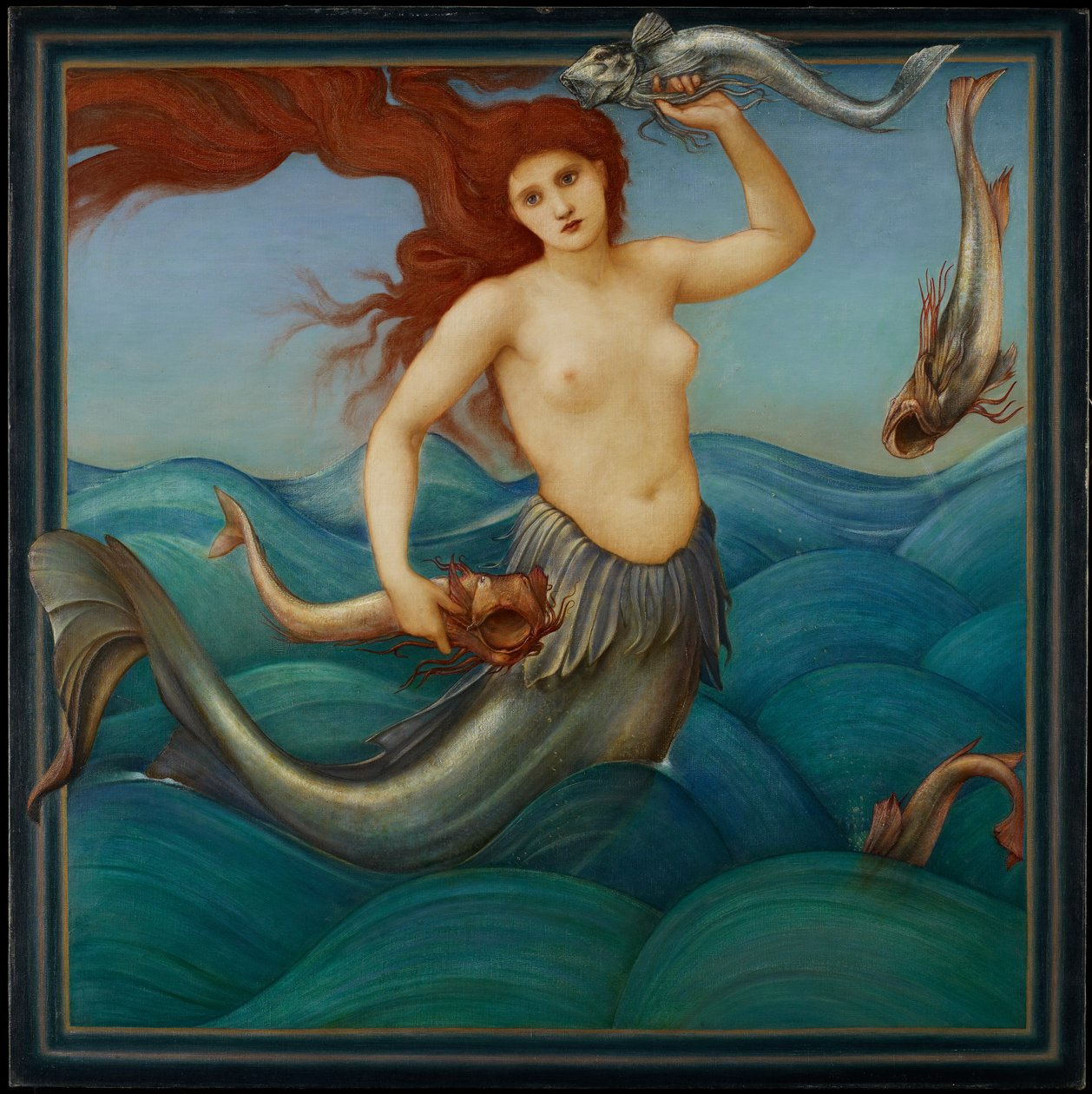 Deniz Perisi, 1881 by Edward Burne Jones