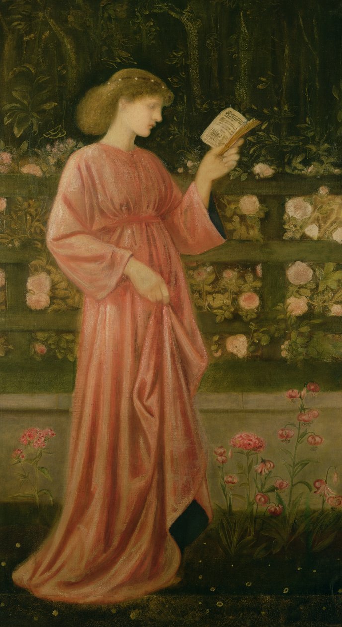 Prenses Sabra (Kralın Kızı) 1865-66 by Edward Burne Jones