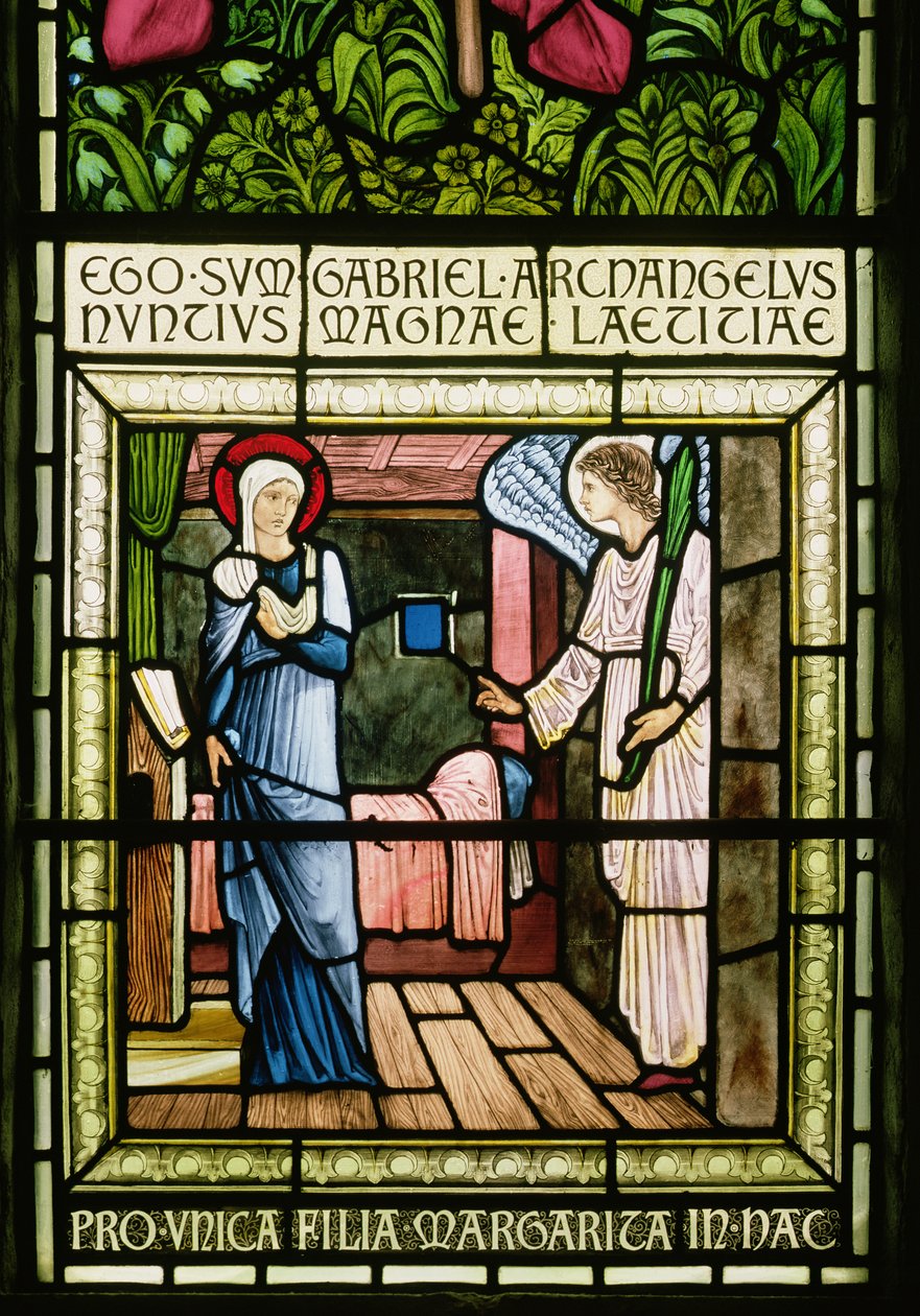 Müjde (vitray) by Edward Burne Jones