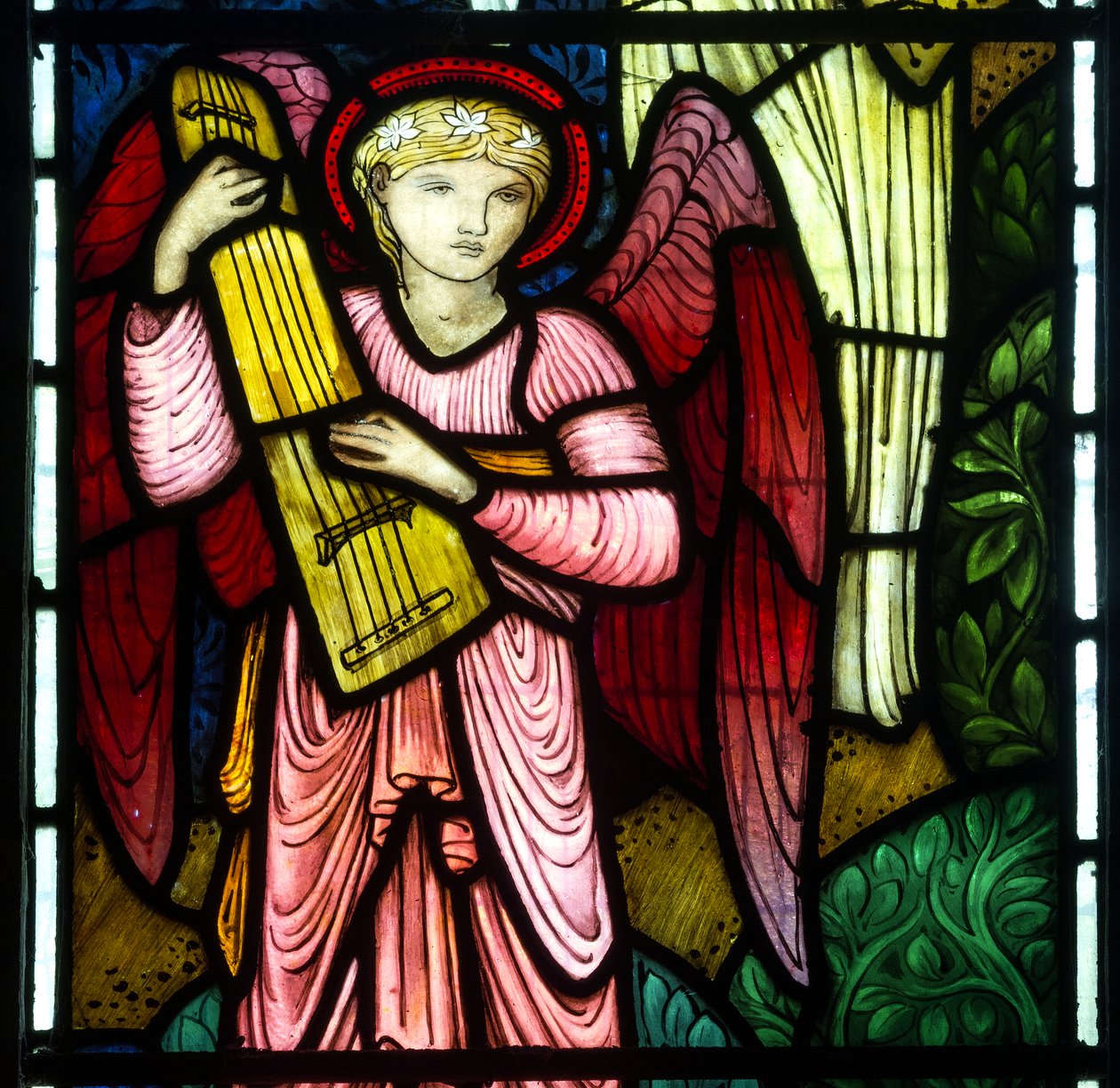 Müzikal Cennet Meleği, 1875 by Edward Burne Jones