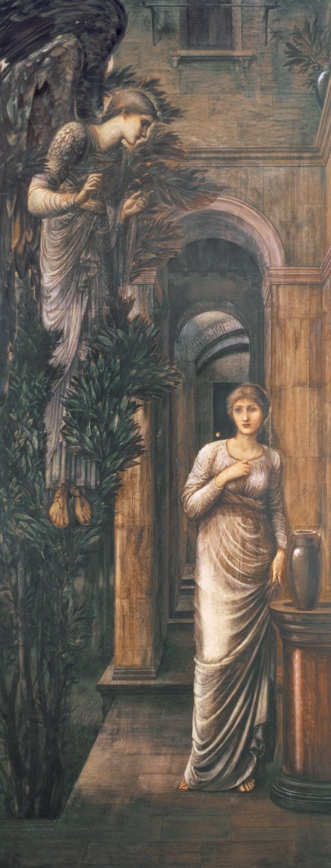 Müjde, 1887 by Edward Burne Jones
