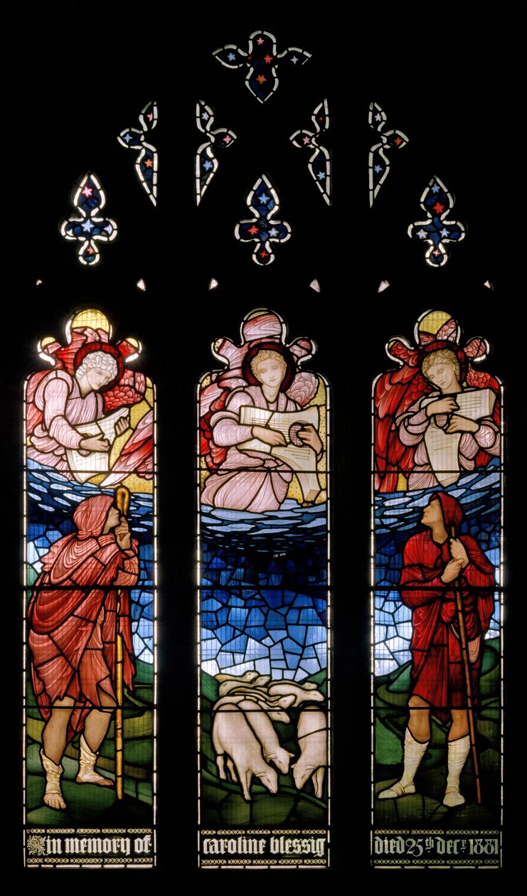 Çobanlara Müjde, 1883 by Edward Burne Jones
