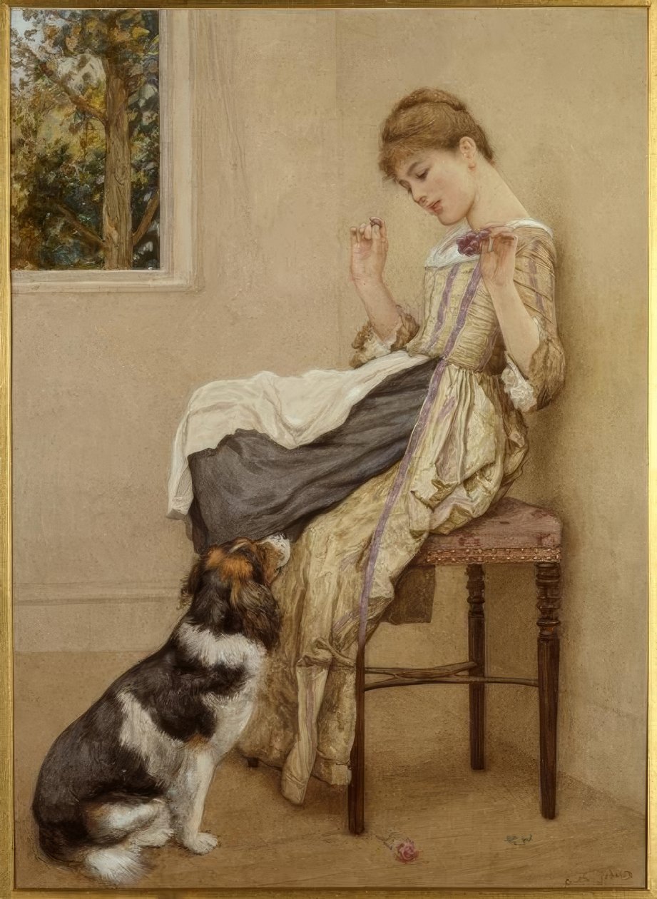 E.K.Johnson, İyilik dilenmek / Gemälde by Edward Killingworth Johnson