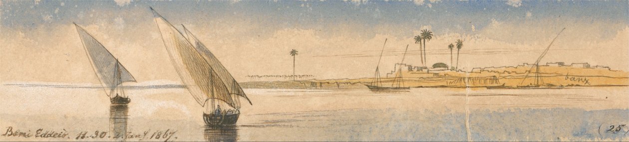 Beni Eddeir by Edward Lear