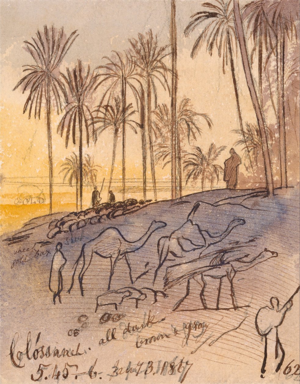 Kolosaneh, 5-45 by Edward Lear