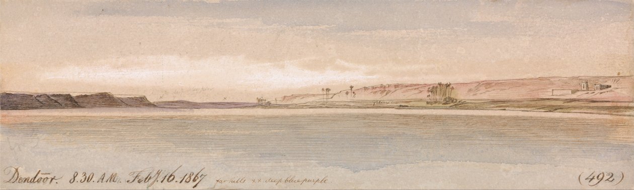 Dendur by Edward Lear