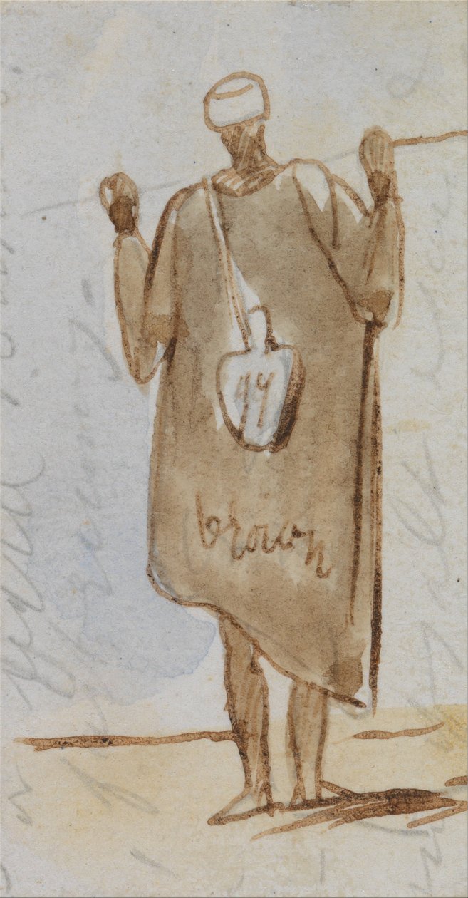 Mısırlı adam by Edward Lear