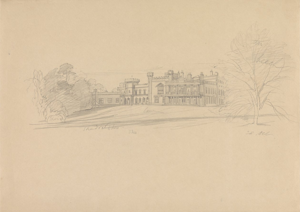 Knowsley Salonu by Edward Lear