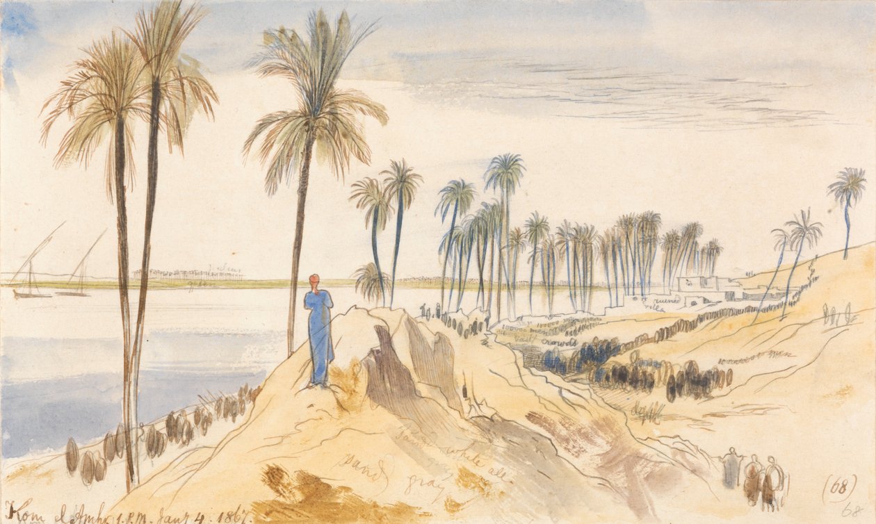 Com El Anhr, 13:00, 2 Ocak 19 (2) by Edward Lear