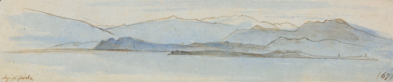 Garda Gölü by Edward Lear