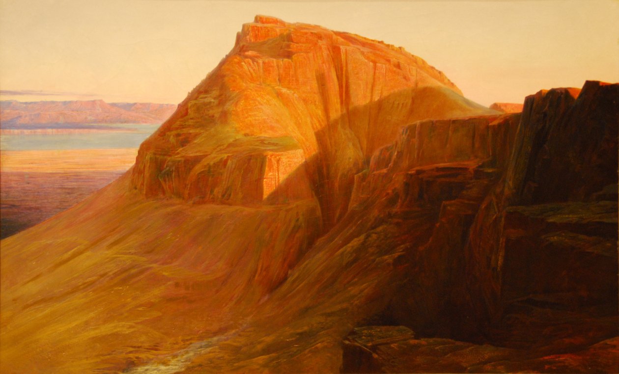 masada by Edward Lear