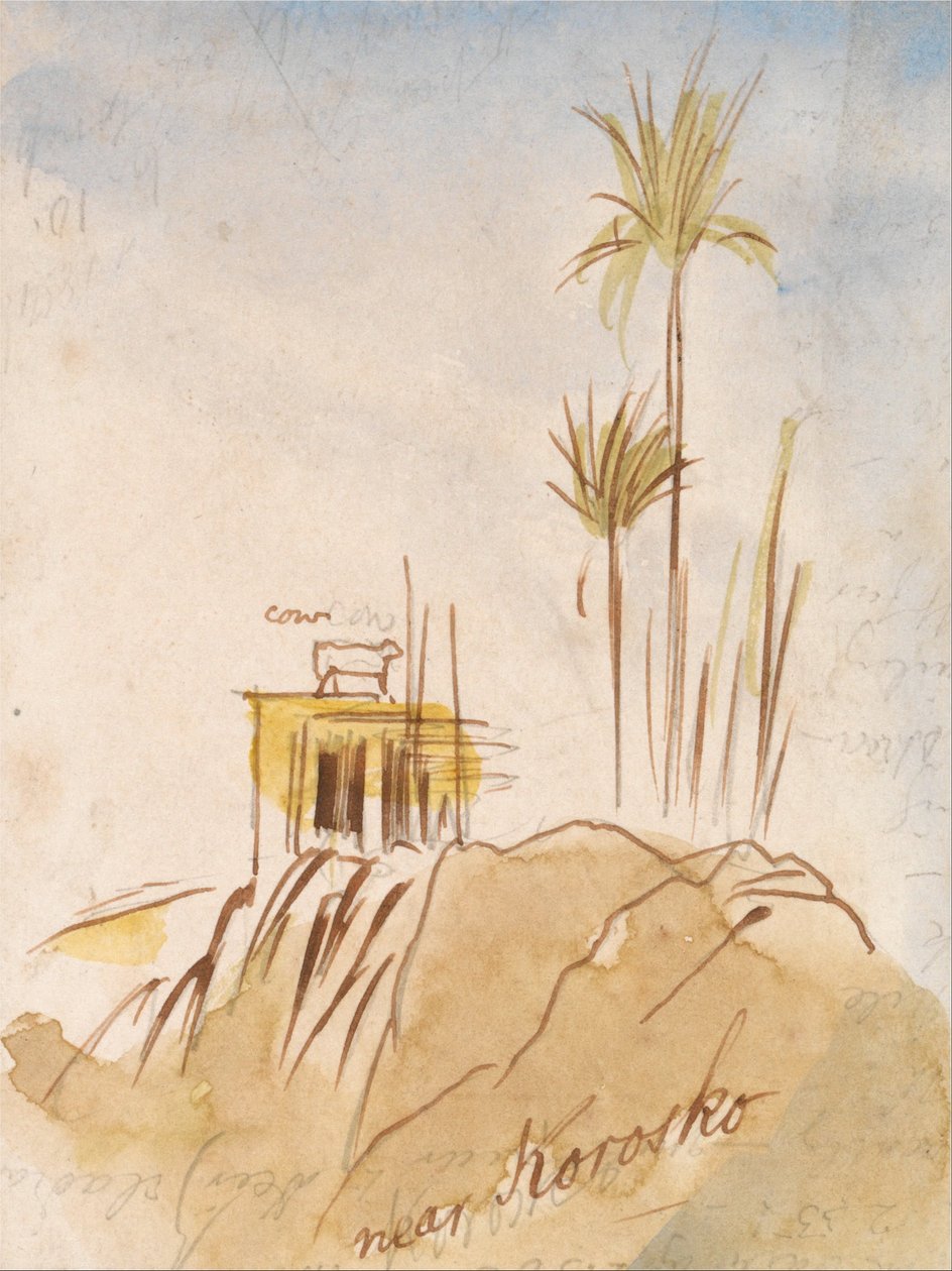 Korosko yakınlarında by Edward Lear