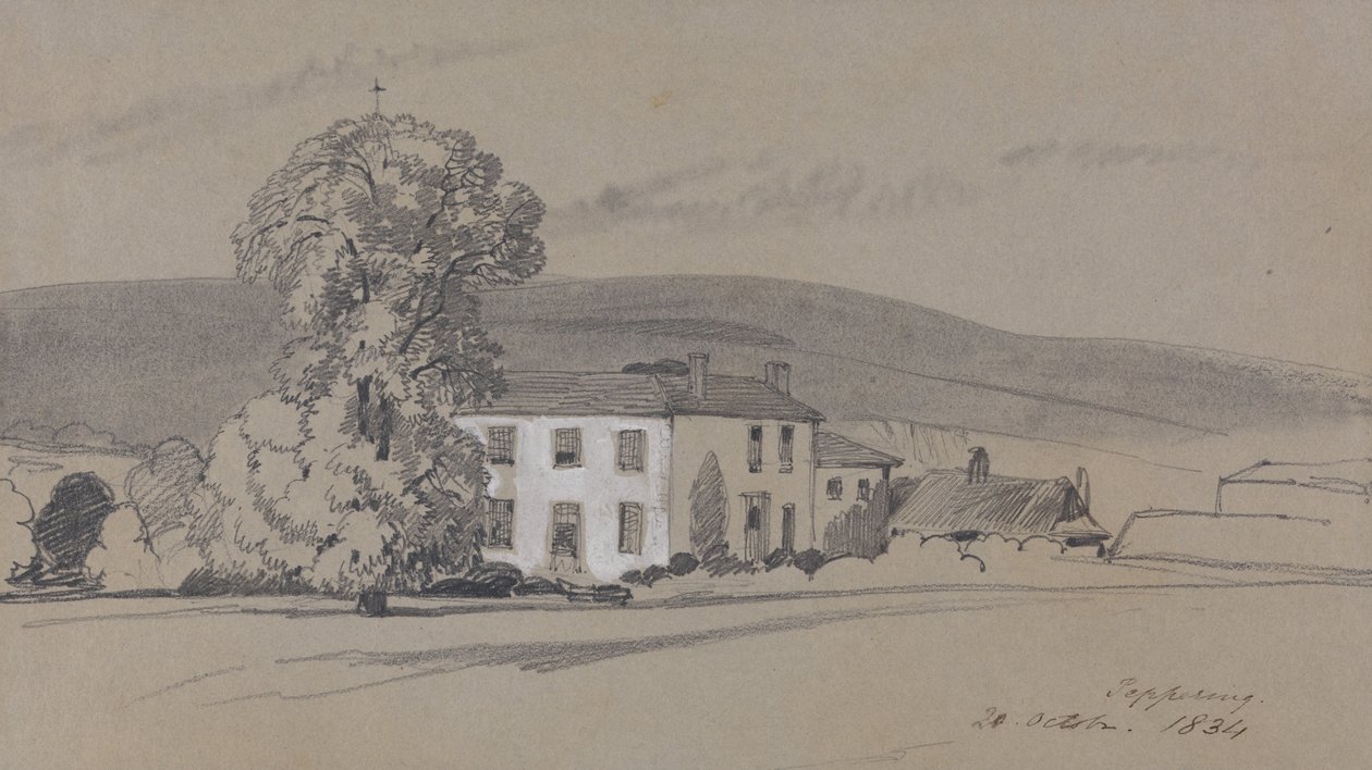 Biber 20 Ekim. 1834 by Edward Lear