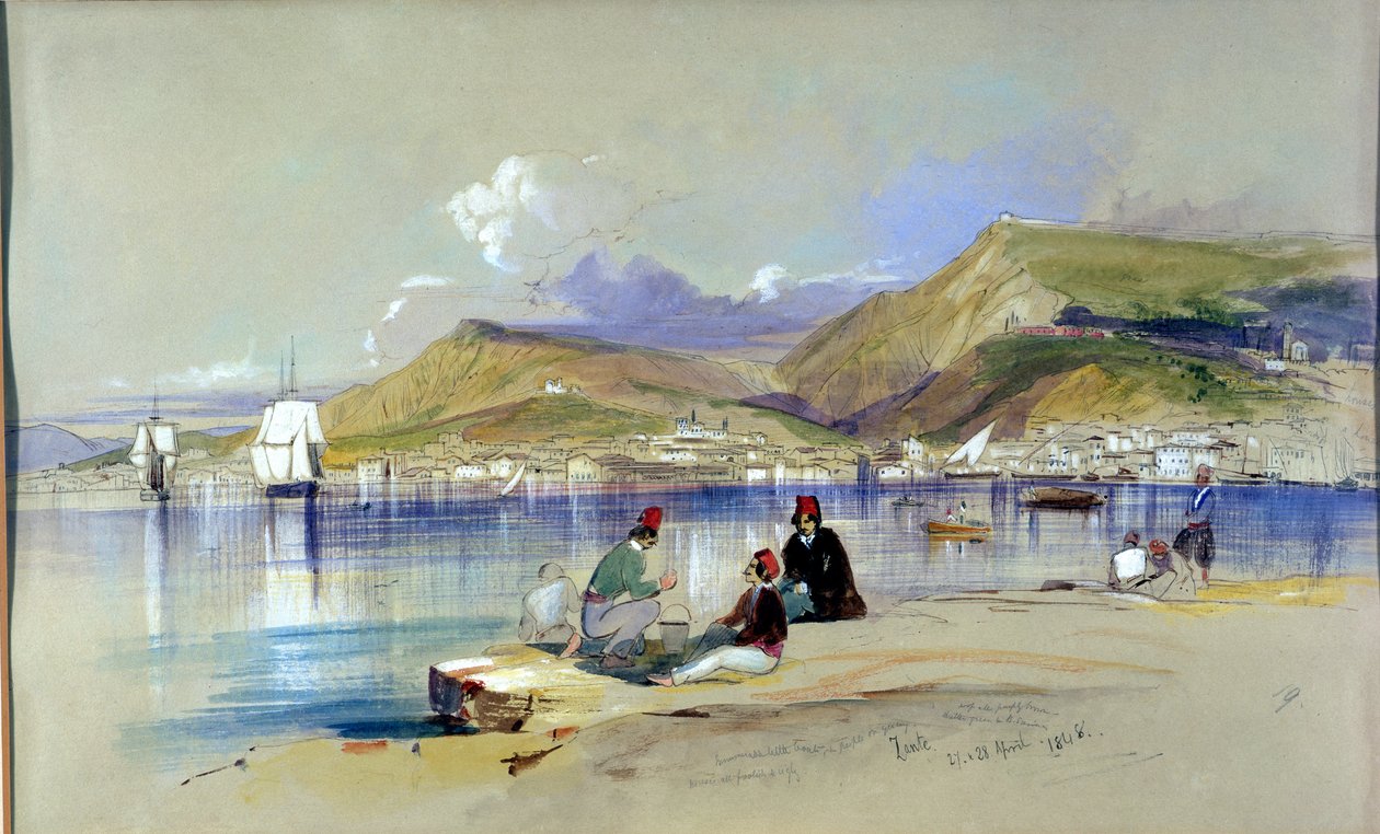 Zante, 1848 by Edward Lear