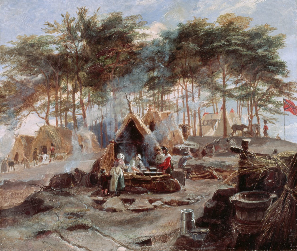 ಚೋಭಮ್ ಕ್ಯಾಂಪ್, 1853 ಟರ್ಕ್ by Edward Matthew Ward