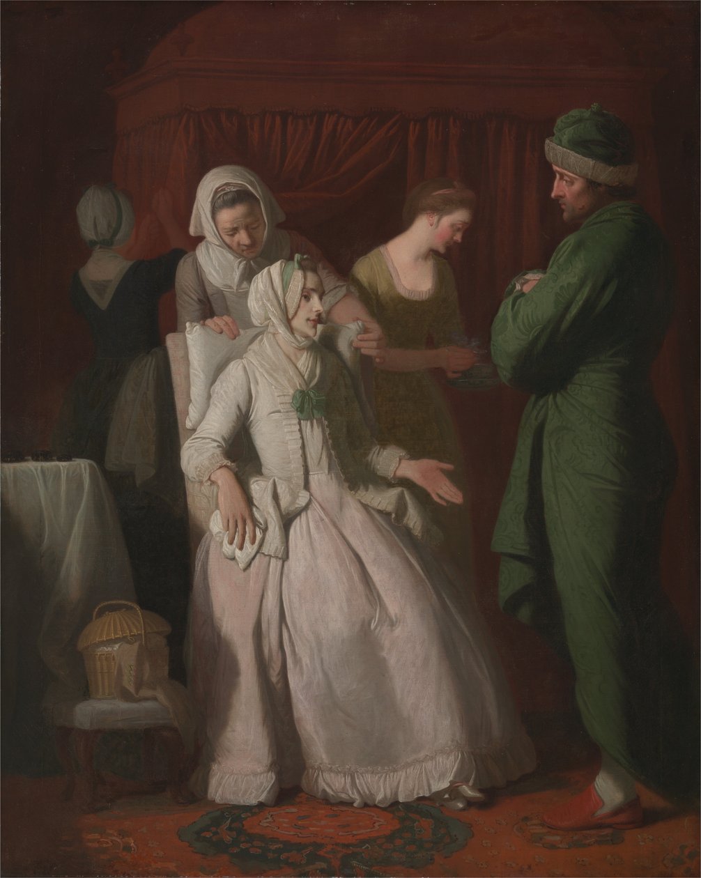 Erdemli, Sempatiyle Teselli Eder by Edward Penny
