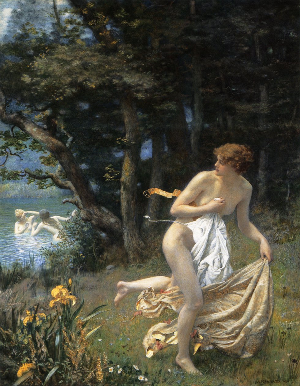Dianas Bakireler by Edward Robert Hughes