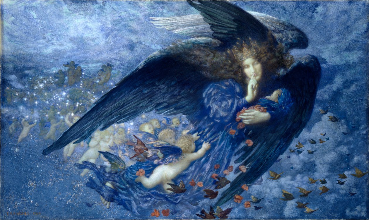 Yıldız Treni ile Gece by Edward Robert Hughes