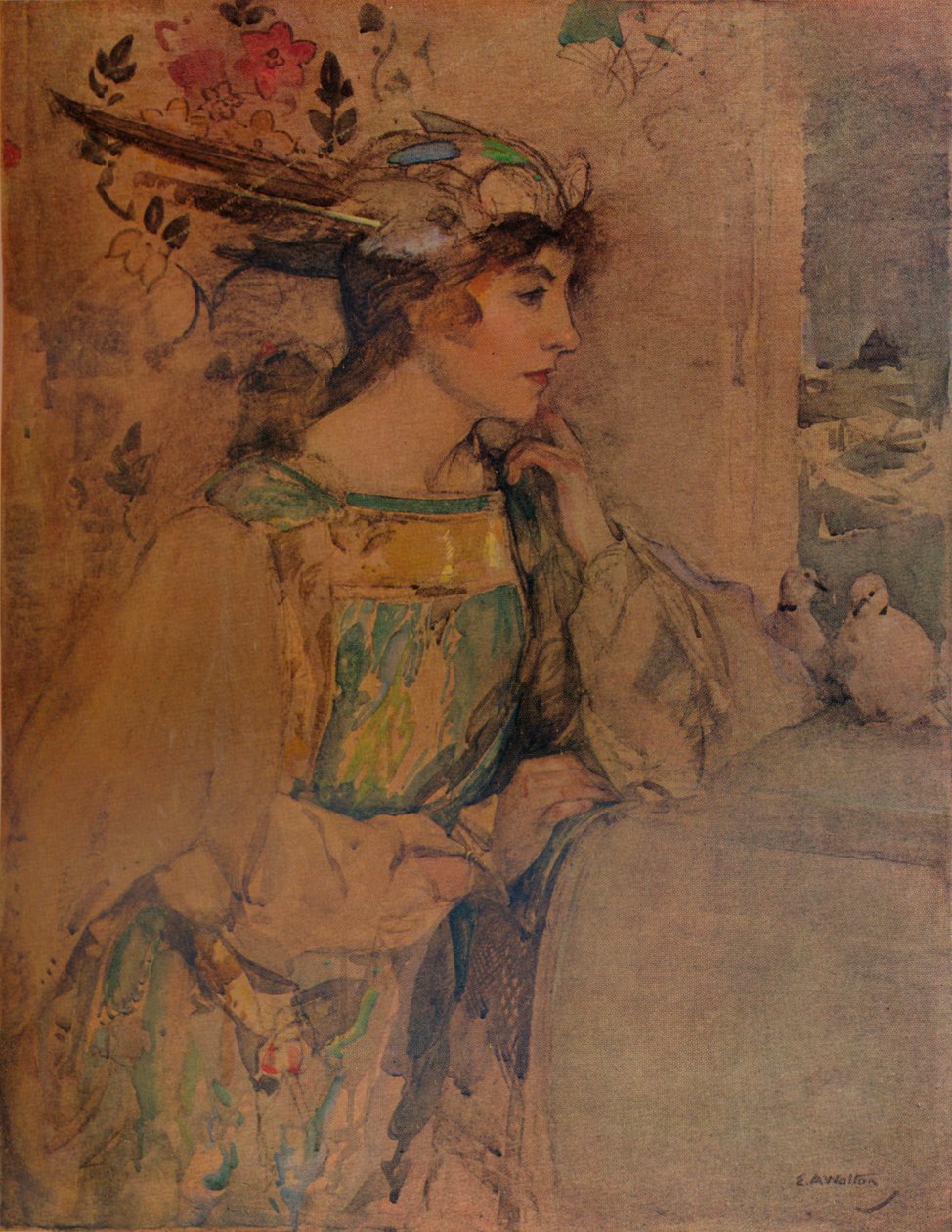 Hevesli Yürek, c1900. by Edward Arthur Walton