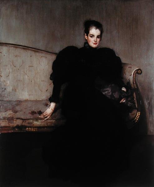 Bayan Helen Walton (tuval üzerine yağlı boya) by Edward Arthur Walton