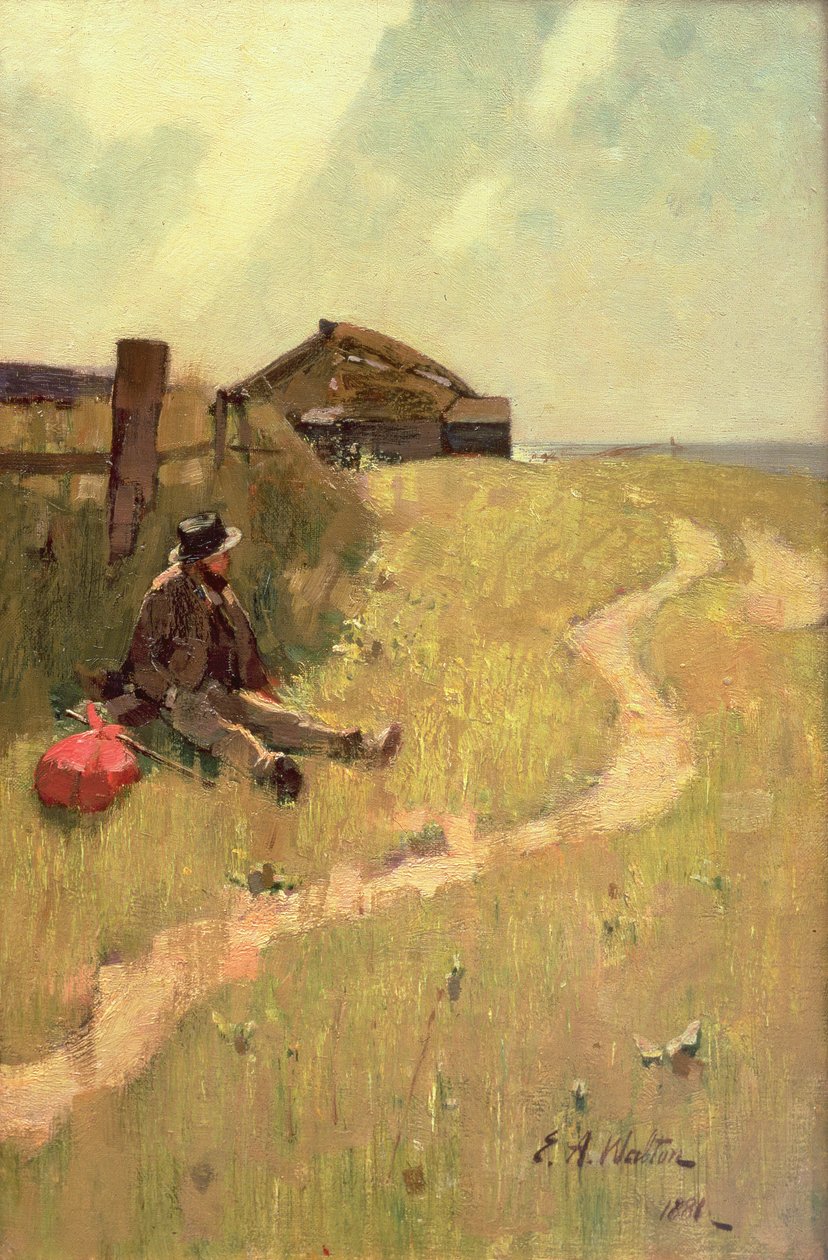 Yolcu, 1881 by Edward Arthur Walton