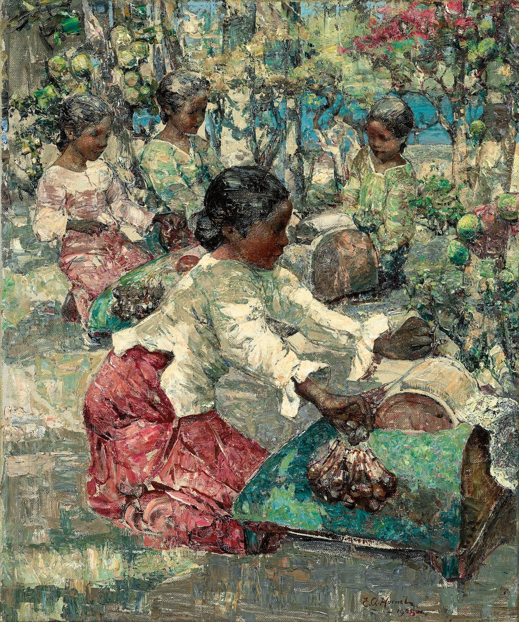 Birmanya Dantelleri by Edward Atkinson Hornel