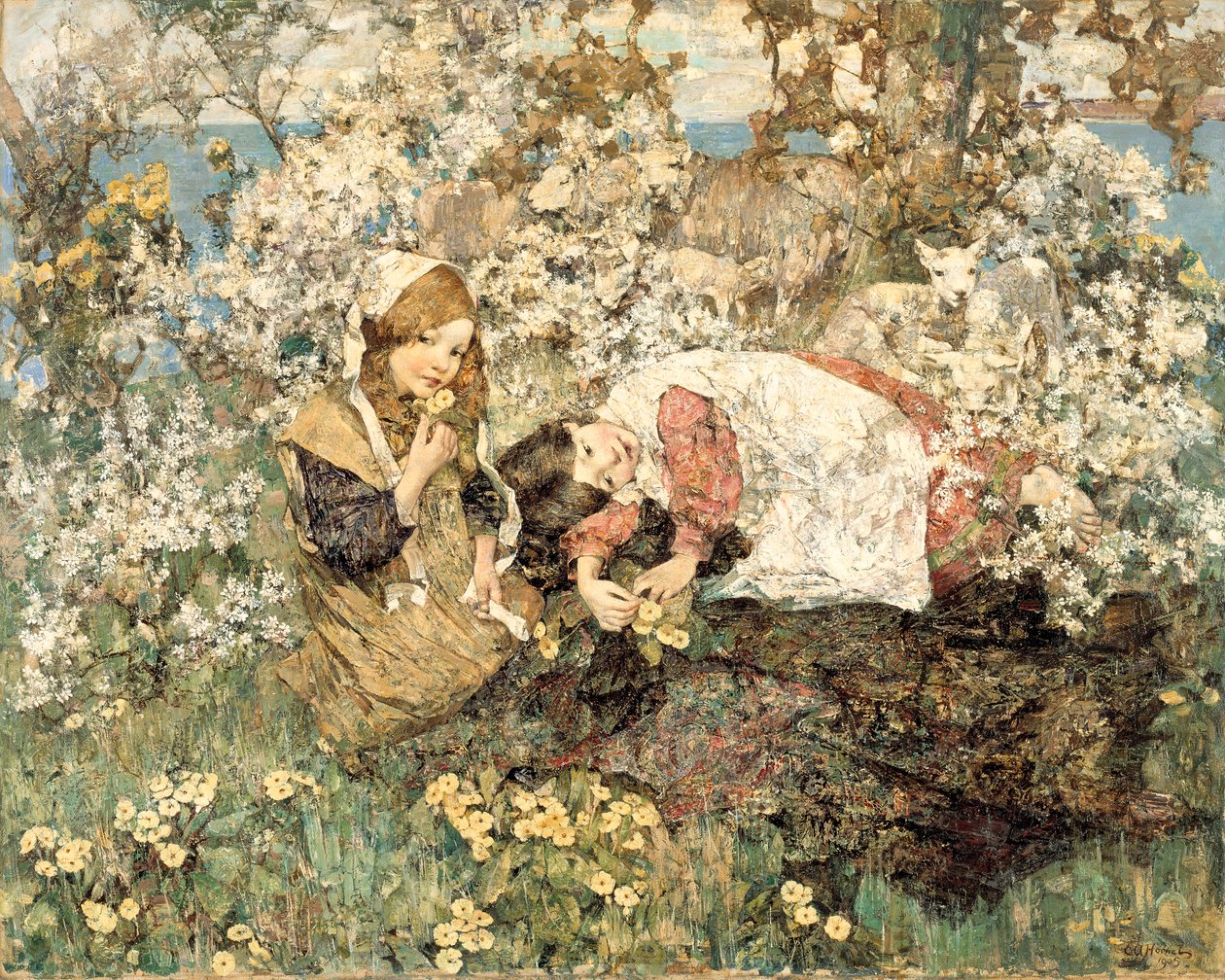 bahar idili by Edward Atkinson Hornel