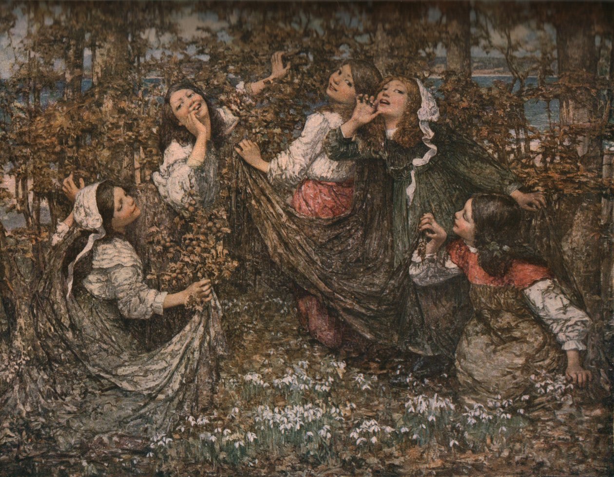 Dünyanın Uyanışı, 1909, c1930. by Edward Atkinson Hornel