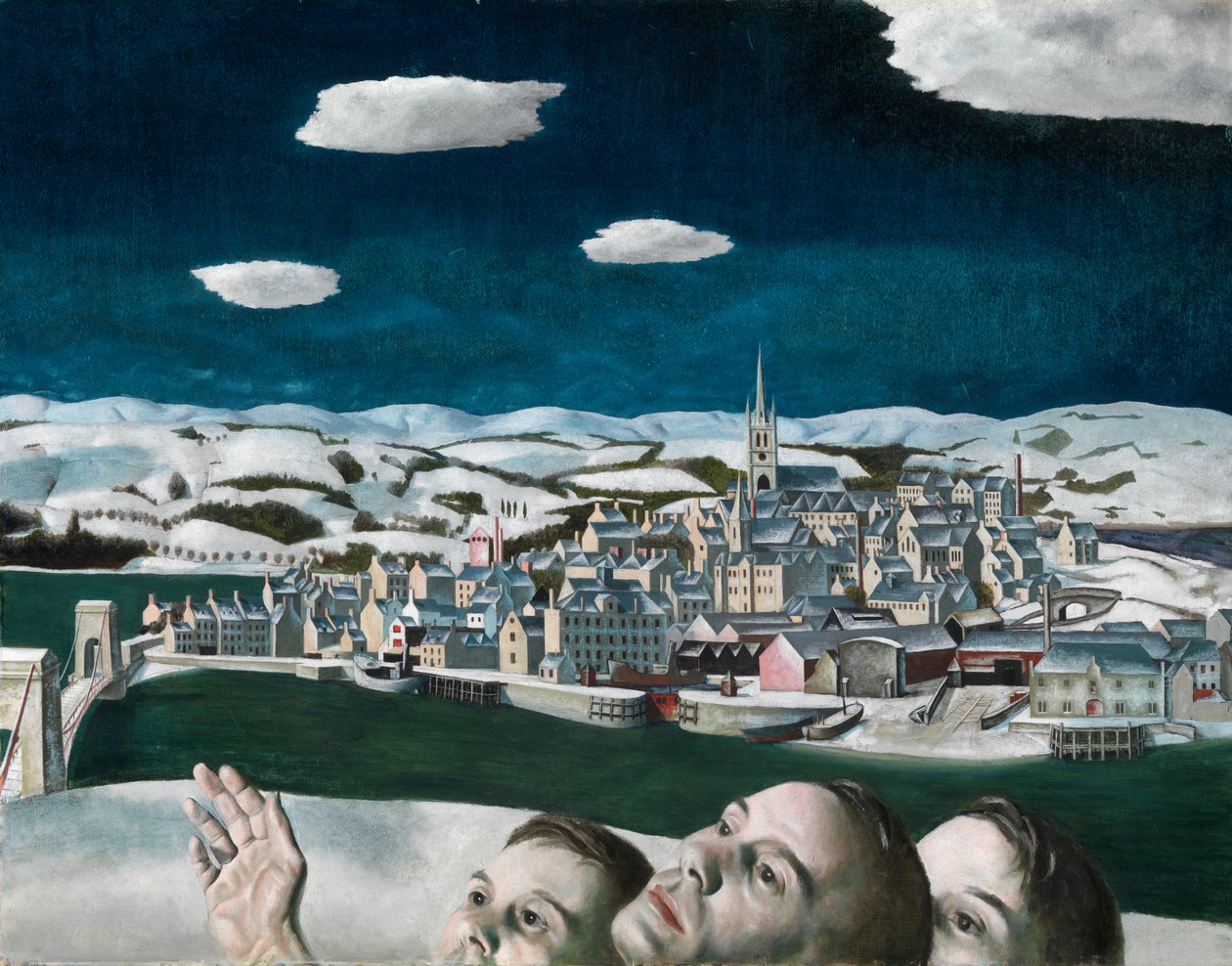 Tanımlanamayan Uçak (Montrose üzerinde) by Edward Baird