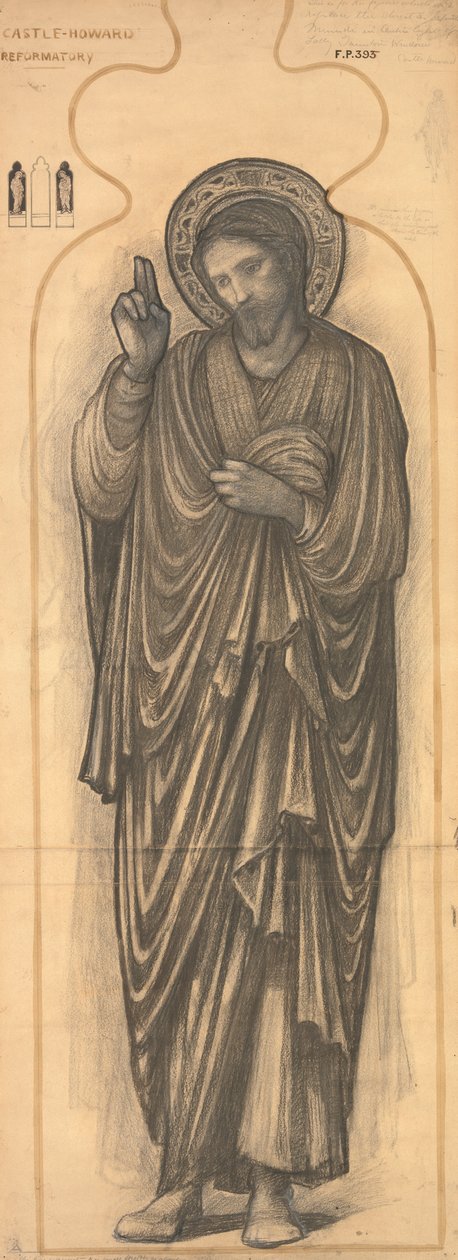 dünyanın kurtarıcısı by Edward Burne Jones