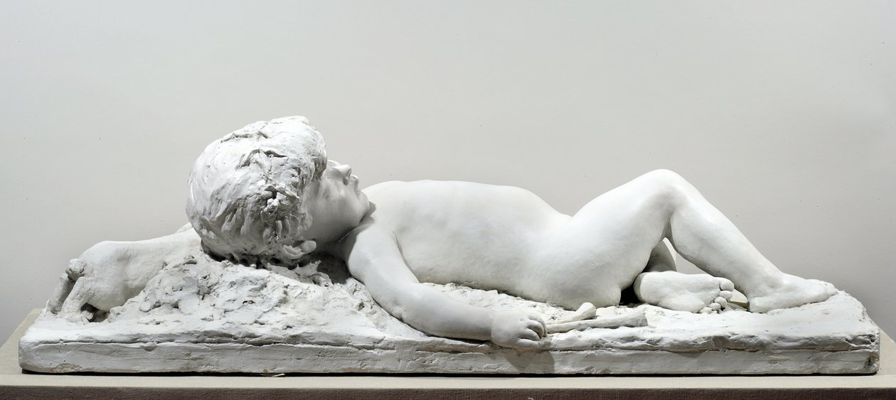 Uyuyan Faun (alçı) by Edward Clark Potter