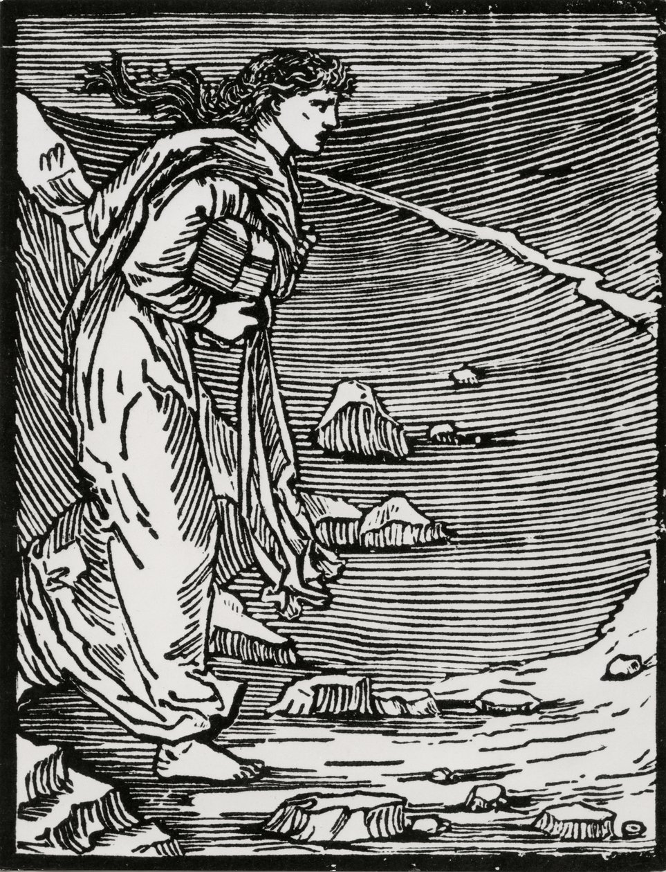 Cehenneme çıkmak by Edward Coley (after) Burne Jones