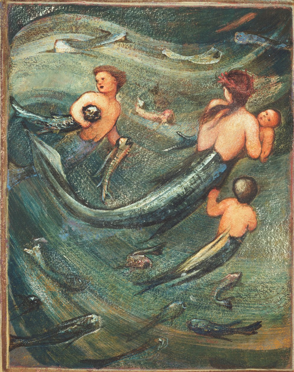 Derinlerdeki Deniz Kızları, 1882 by Edward Burne Jones