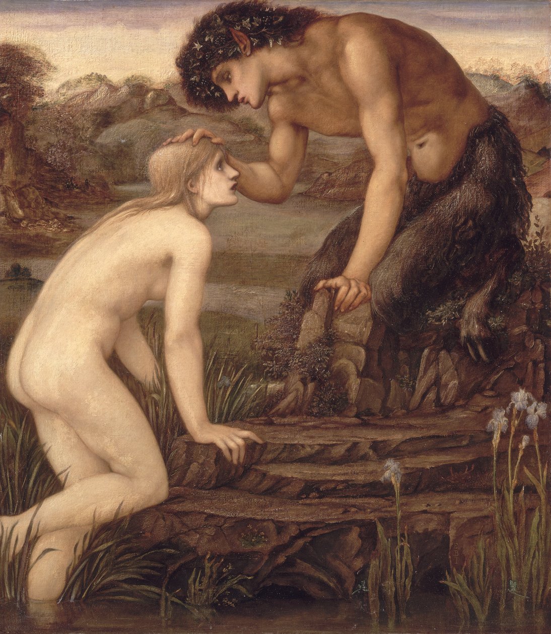 Pan ve Ruh, 1870'ler by Edward Burne Jones