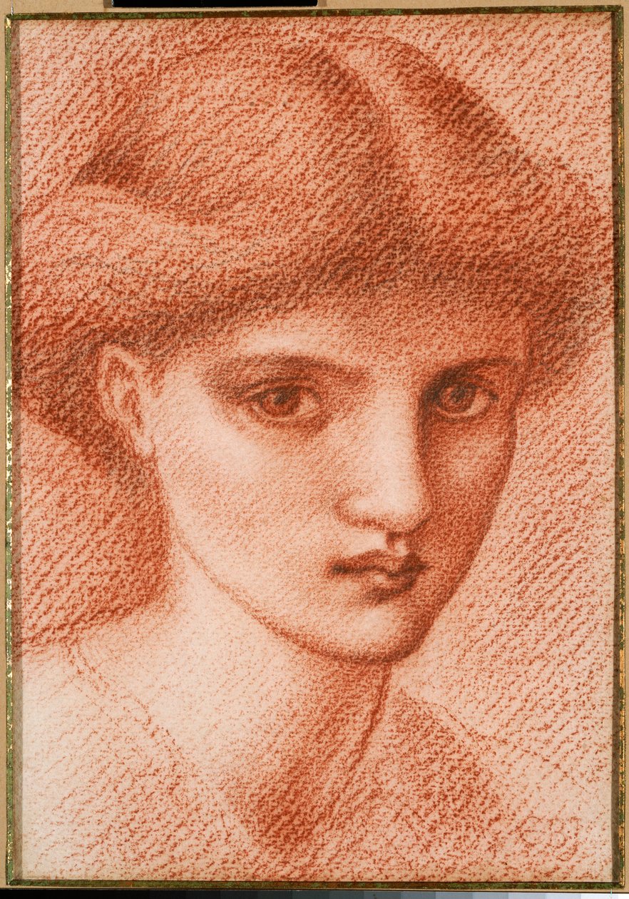 Bir Kızın Kafasının İncelenmesi by Edward Burne Jones