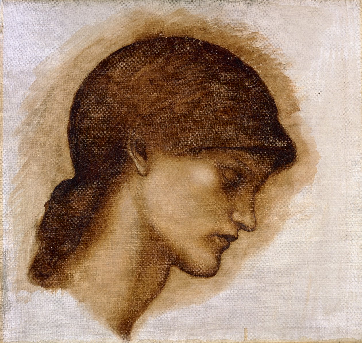 Bir Hanımefendinin Başının İncelenmesi, by Edward Burne Jones