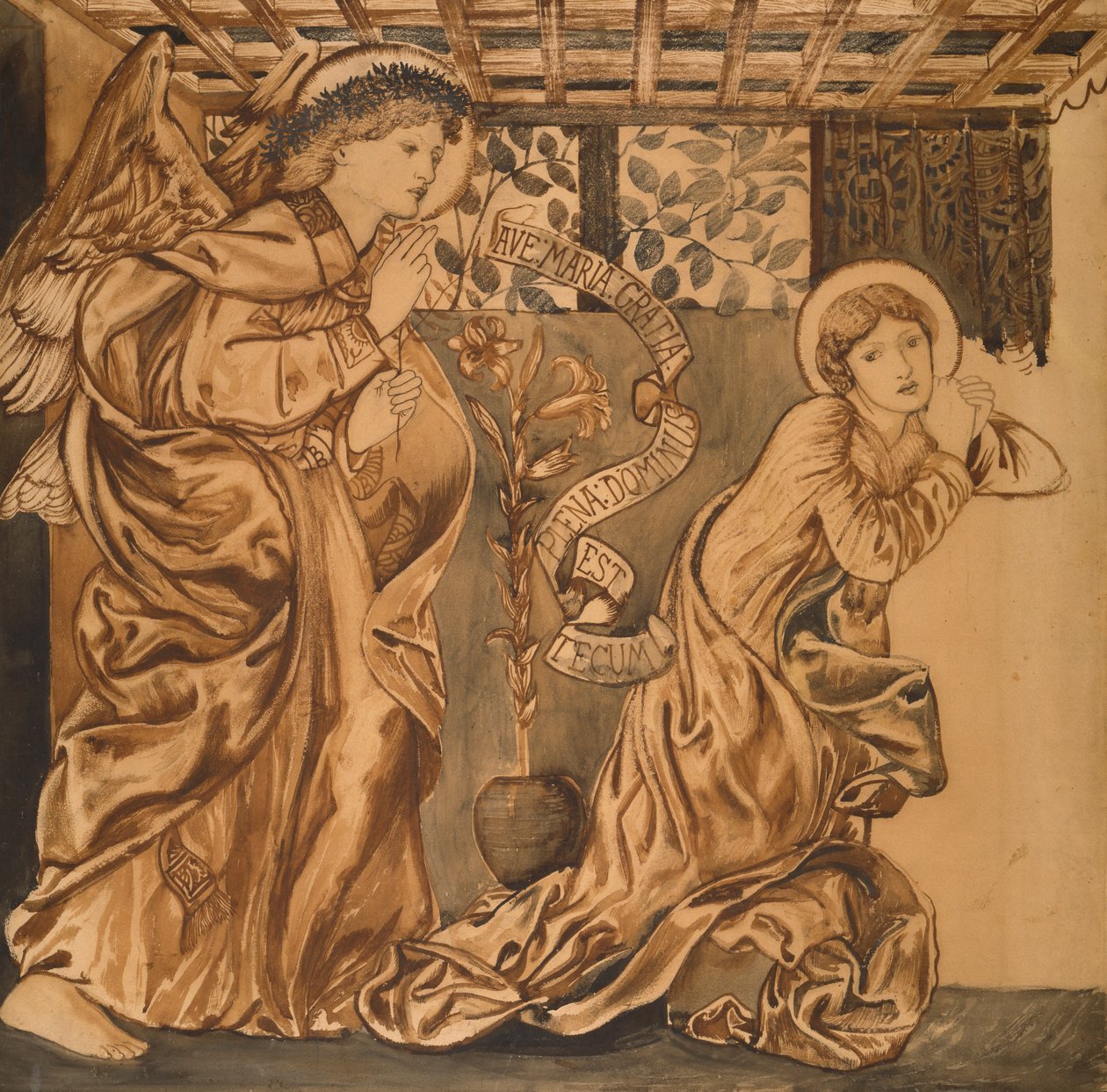 Müjde, c.1862 by Edward Burne Jones