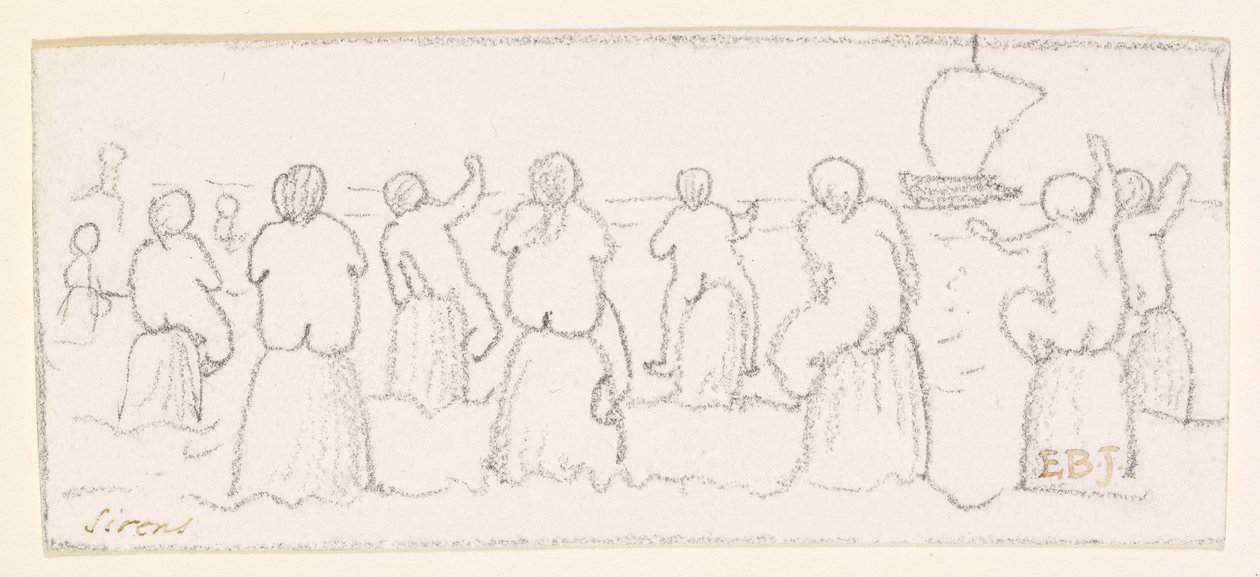Sirenler, c.1878 by Edward Burne Jones