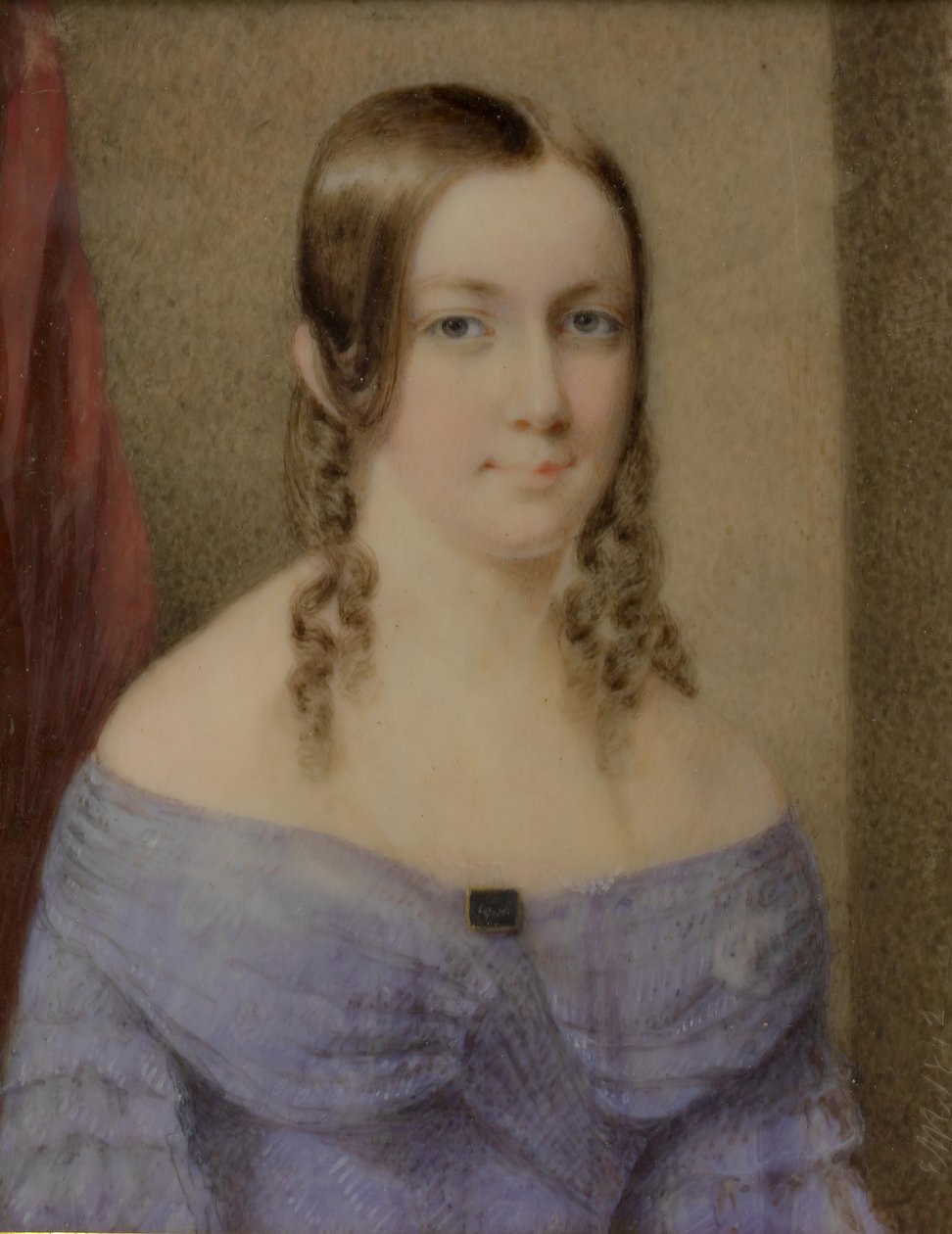 Bir Hanımefendinin Portresi, 1842. by Edward Dalton Marchant