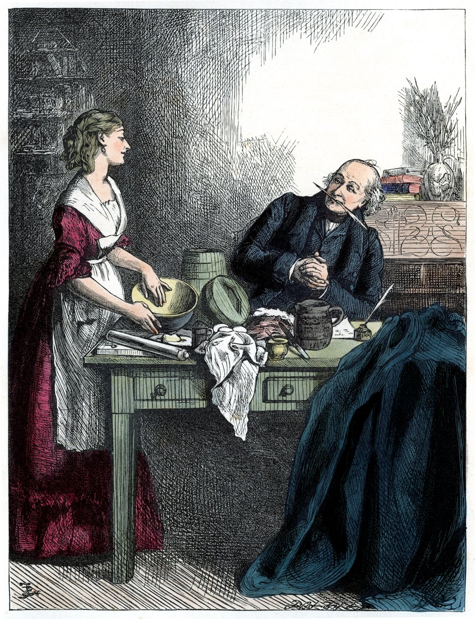 Charles Dickens tarafından Martin Chuzzlewit by Edward Dalziel