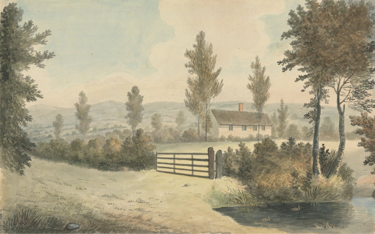 Rympton'da görüntüle by Edward Francis Burney