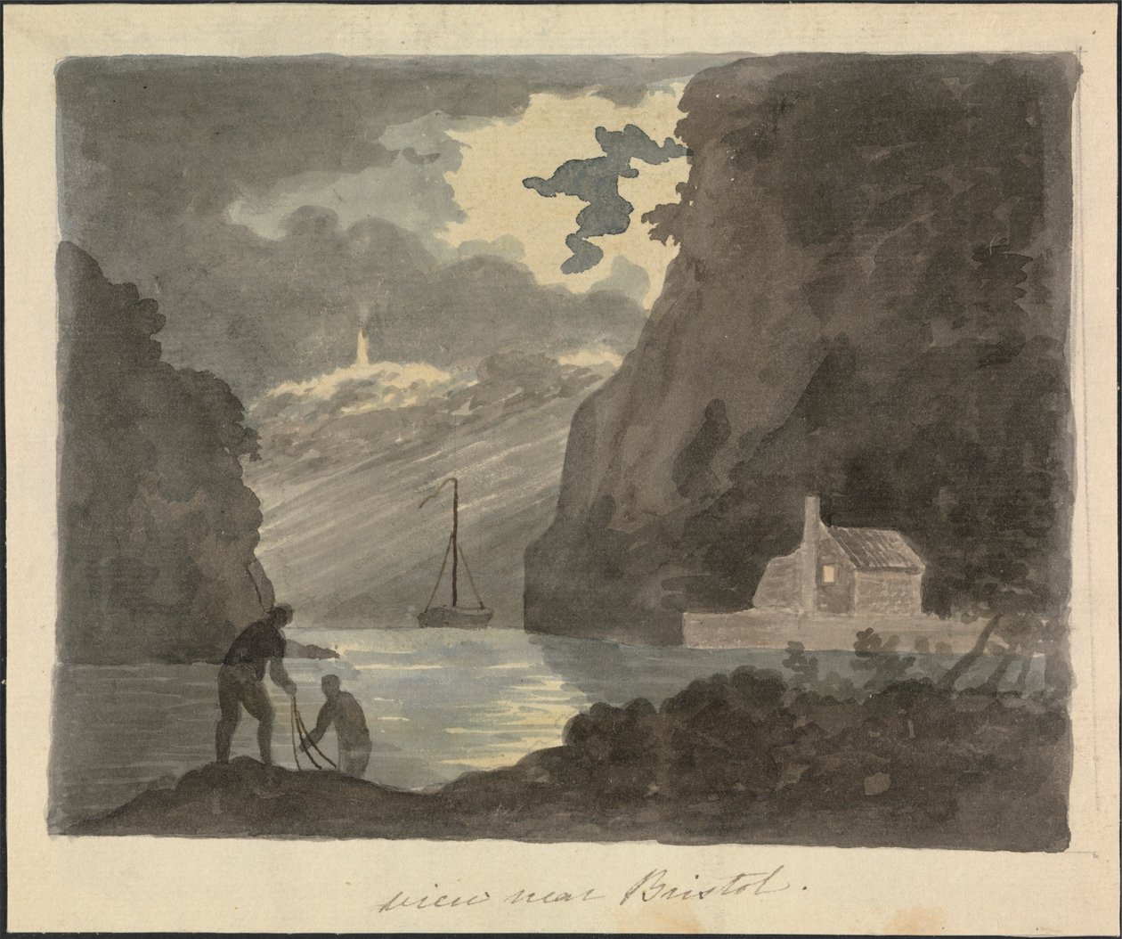 Bristol yakınında görüntüle by Edward Francis Burney