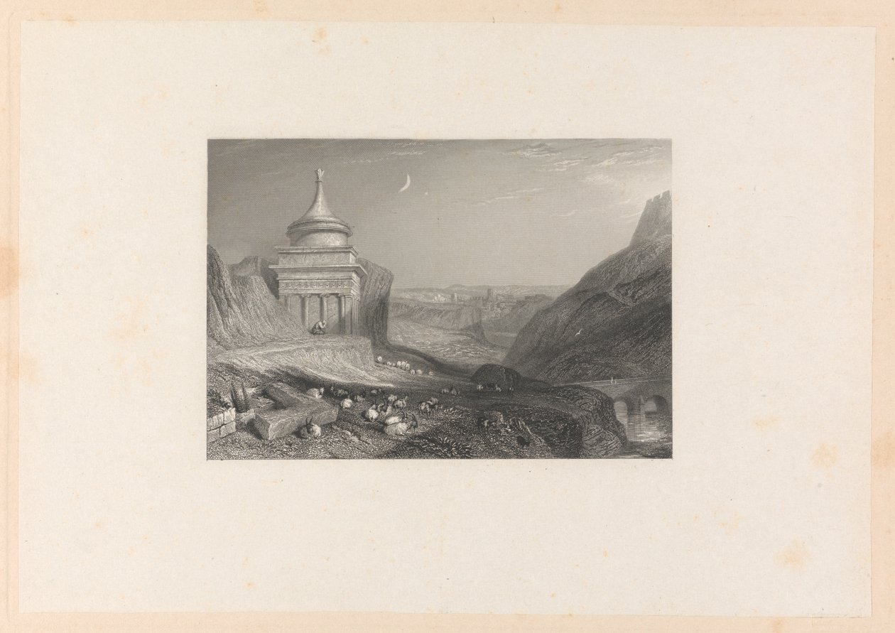 Dere Vadisi Kedron by Edward Francis Finden