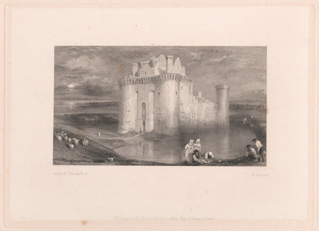 Caerlaverock Kalesi by Edward Goodall