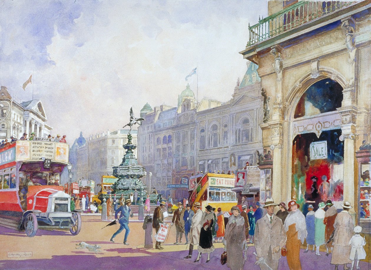 'Piccadilly Sirki', 1920 by Edward Harry Handley Read