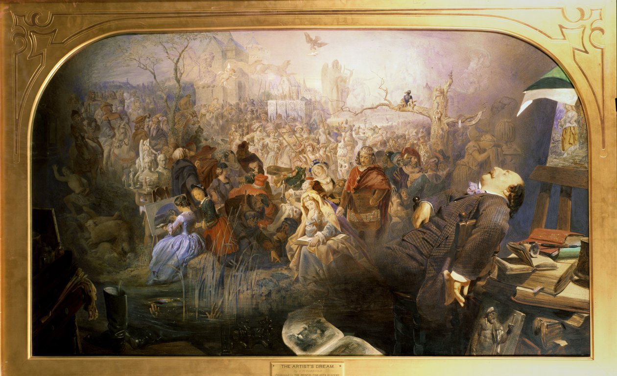 Sanatçının Rüyası by Edward Henry Corbould
