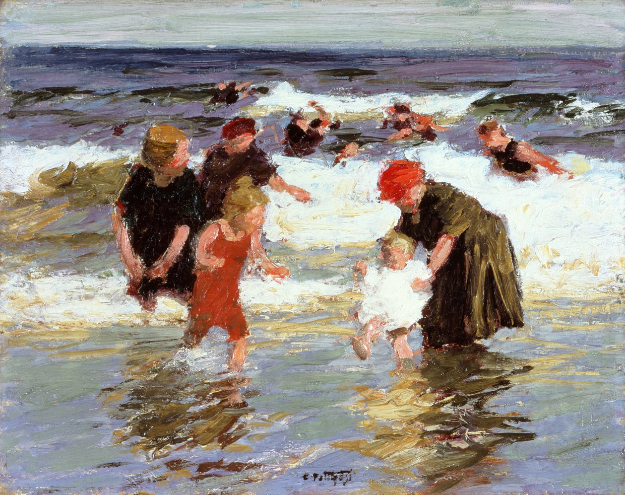 Yıkananlar, c.1913 by Edward Henry Potthast