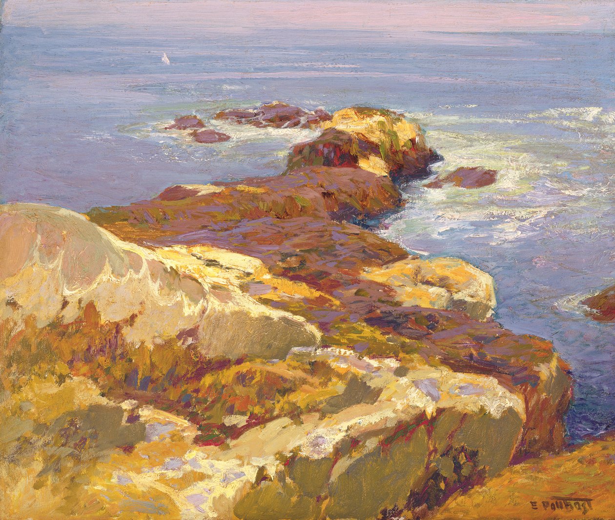 Kayalar ve Deniz by Edward Henry Potthast