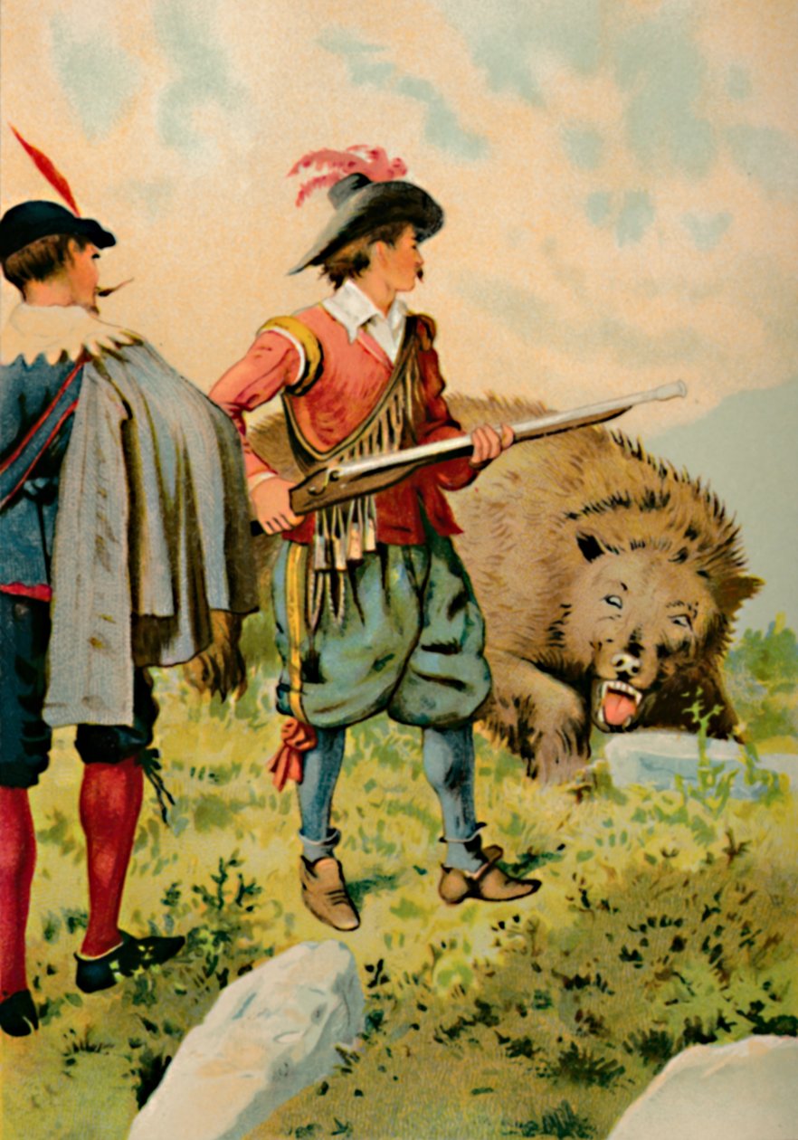Asker ve Ayı, 1901 by Edward Henry Wehnert