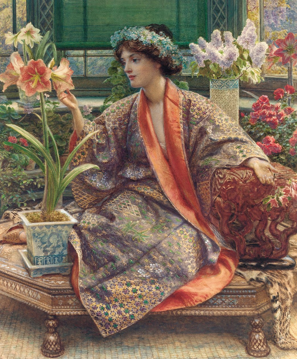 Sıcak Ev Çiçeği by Edward John Poynter